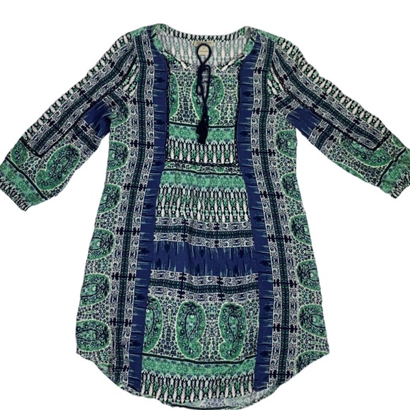 Lucky Brand Dresses & Skirts - Lucky Shirtdress Tunic Paisley Dress